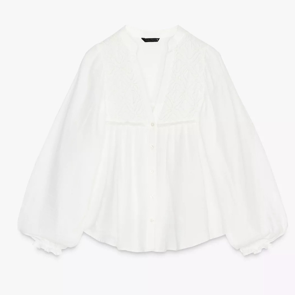 Zara Embroidered Top